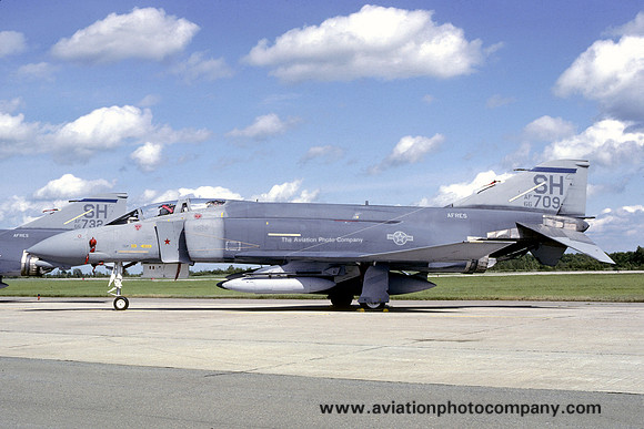 USAF AFRes 465 TFS McDonnell F-4D Phantom 66-7709/SH (1986)