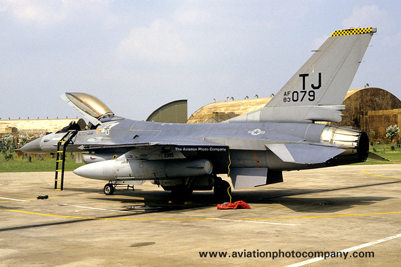 USAF 401 TFW 613 TFS General Dynamics F-16A Fighting Falcon 83-1079/TJ (1986)