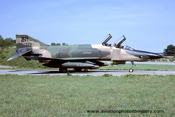 USAF 26 TRW 38 TRS McDonnell RF-4C Phantom 69-0372/ZR (1986)