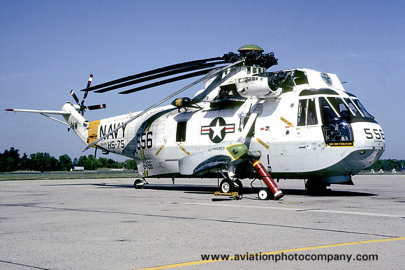 US Navy HS-75 Sikorsky SH-3D Sea King 156496/NW-556 (1985)