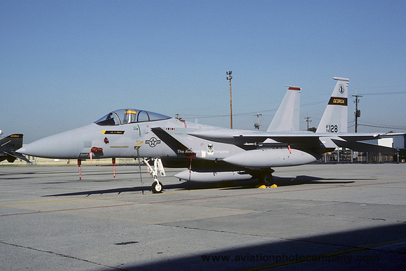 USAF Georgia ANG 128 TFS McDonnell Douglas F-15A Eagle 74-0128 (1986)