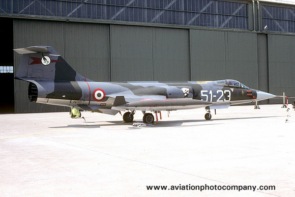 Italian Air Force 51 Stormo Lockheed F-104S Starfighter MM6726/51-23 (1985)