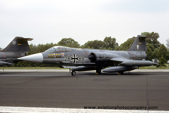 West German Navy LVR1 Lockheed F-104G Starfighter 26+88 (1988)
