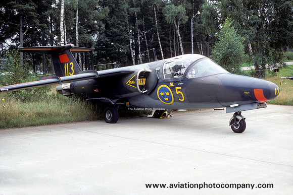 Swedish Air Force F5 SAAB 105 Sk60A 60113 (1984)