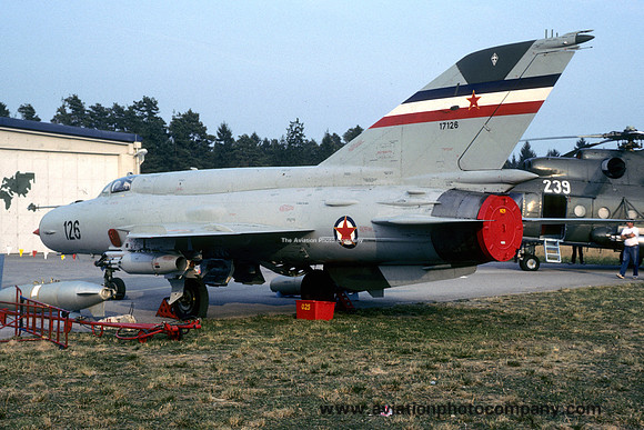 Yugoslavian Air Force Mikoyan MiG-21 17126 (1989)