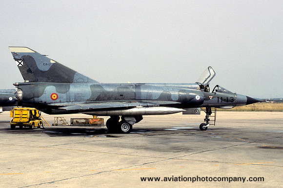 Spanish Air Force Ala 11 Dassault Mirage 3E C.11-13/11-13 (1988)