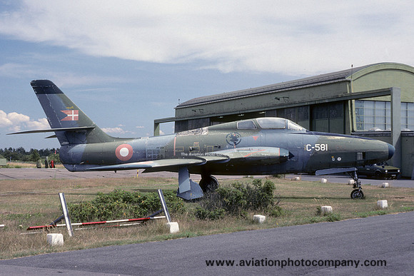 Danish Air Force Republic RF-84F C-581 (1989)