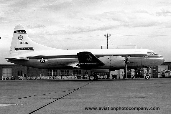 USAF Montana ANG Convair T-29D 53-3516 (1975)