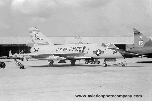 USAF Montana ANG 186 FIS Convair F-106A Delta Dart 57-2459 (1972)