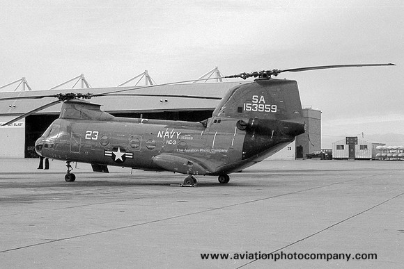 US Navy HC-3 Vertol CH-46D Sea Knight 153959/SA-23 (1973)