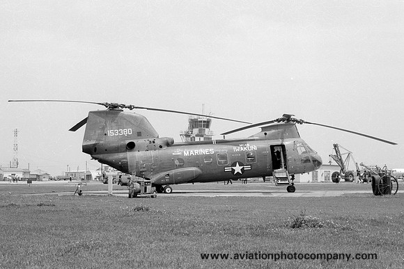 US Marines Iwakuni Vertol CH-46D Sea Knight 153380 (1973)