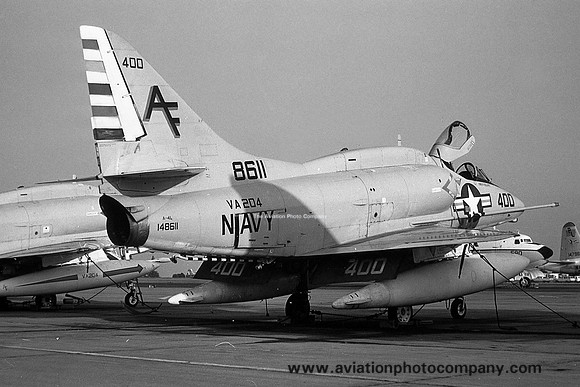 US Navy VA-204 Douglas A-4L Skyhawk 148611/AF-400 (1973)