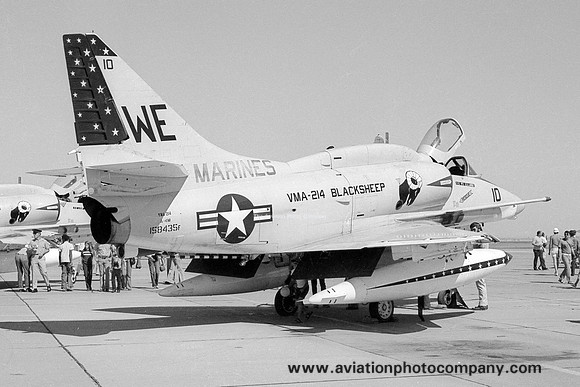US Marines VMA-214 Douglas A-4M Skyhawk 158435/WE-10 (1973)