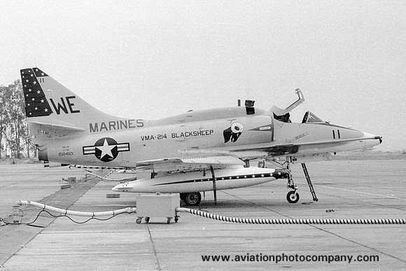 US Marines VMA-214 Douglas A-4M Skyhawk 158412/WE-11 (1972)