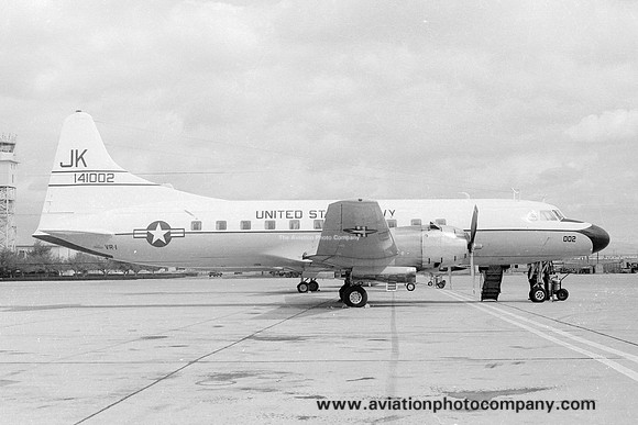 US Navy VR-1 Convair C-131F Samaritan 141002/JK (1972)