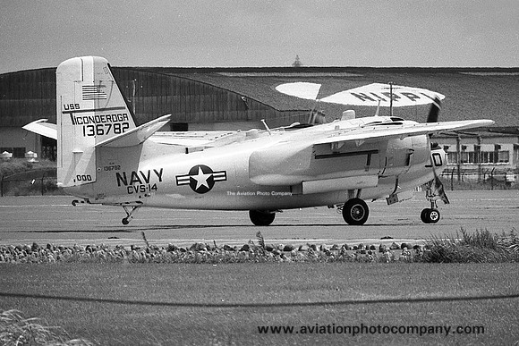 US Navy USS Ticonderoga CVS-14 Grumman C-1A Trader 136782 (1972)