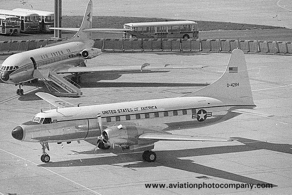 USAF Paris Embassy Flight Convair VC-131D Samaritan 54-2814 (1969)