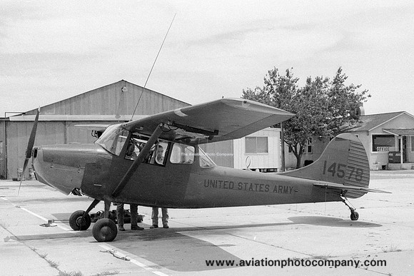 US Navy California ArNG 140 Aviation Battalion Cessna O-1A Bird Dog 51-4578 (1968)