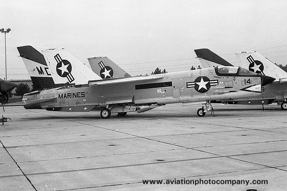 US Marines VMF-351 Chance F-8K Crusader 146966/MC-14 (1974)