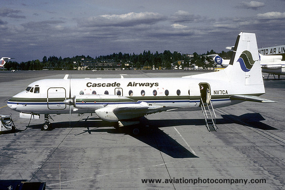 Cascade Airways Hawker Siddeley HS748 N117CA (1984)
