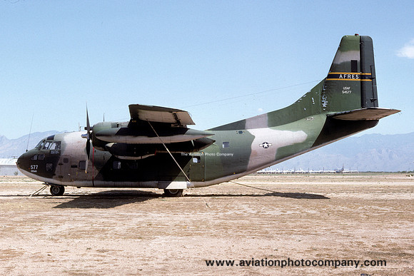 USAF Fairchild C-123K Provider 55-4577 at MASDC Davis Monthan (1980)