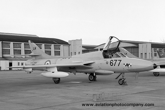 Royal Navy 764 Squadron Hawker Hunter T.8 XL603/LM677 (1971)