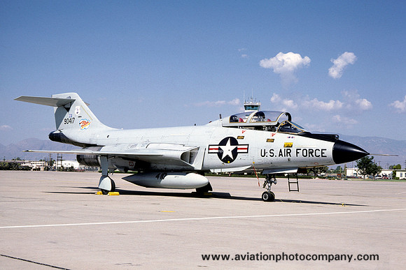 USAF New York ANG 136 FIS McDonnell F-101B Voodoo 59-0417 (1980)