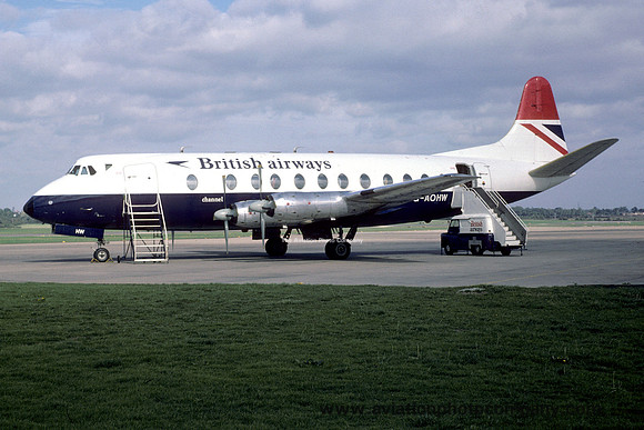 British Airways Vickers Viscount G-AOHW (1975)