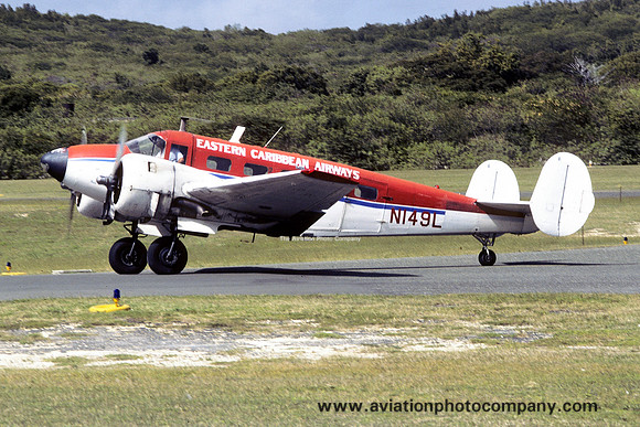 Eastern Caribbean Airways Beech 18 (C-45H) N149L (1979)