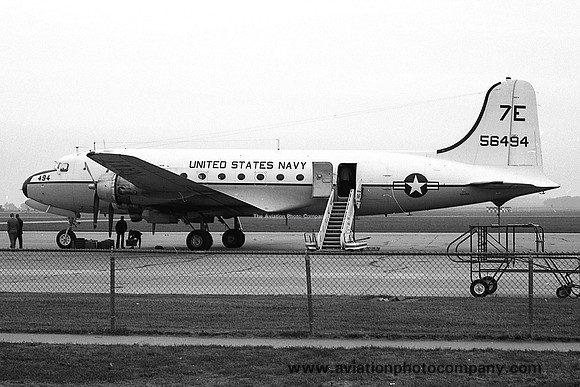 US Navy Minneapolis Douglas R5D-3 Skymaster 56494/7E (1966)
