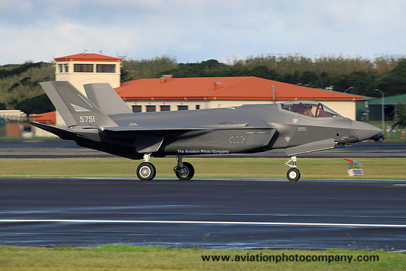 Norwegian Air Force Lockheed F-35A 5751 at Lajes (2024)