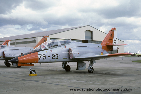 Spanish Air Force Ala 79 CASA C-101 Aviojet E.25-23/79-23 at IAT Fairford (1987)