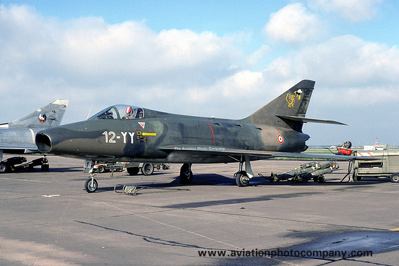 French Air Force EC1/12 Dassault Super Mystere B.2 153/12-YY (1976)