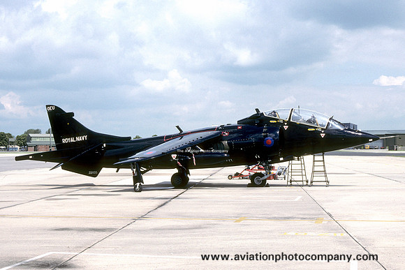Royal Navy OEU BAe Harrier T.8 ZB605 (1995)
