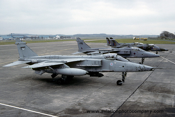 RAF Sepecat Jaguar GR.1 XZ364/GJ at Prestwick (1995)