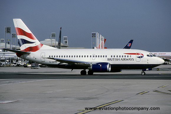British Airways Boeing 737-500 G-GFFE (2000)