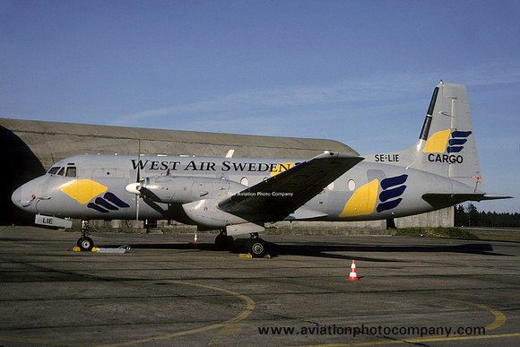 West Air Sweden Hawker Siddeley HS.748 SE-LIE (2000)