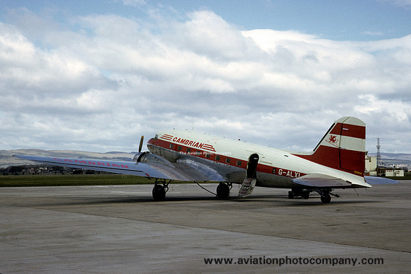 Cambrian Douglas C-47B Dakota G-ALXL (1967)