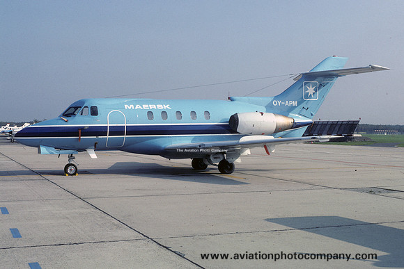 Maersk Hawker Siddeley HS125-400 OY-APM (1984)