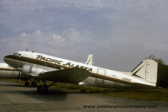 Pacific Alaska Douglas C-47A Skytrain N364K (1975)