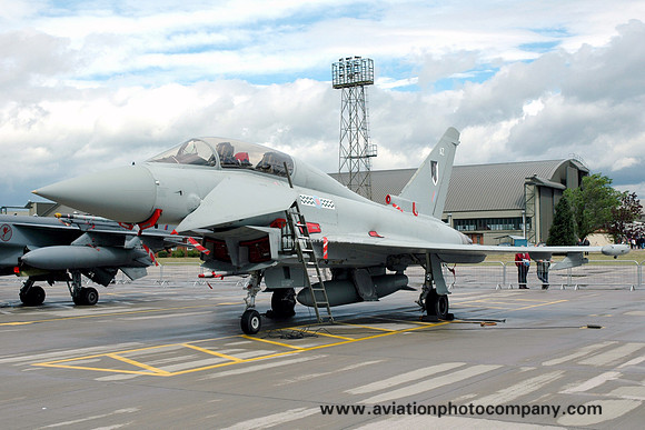 RAF 17 Squadron BAE Typhoon T.1 ZJ811/AZ at RAF Coningsby (2006)