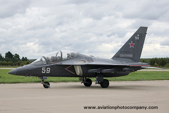 Russian Air Force Yakolev Yak-130 RF-44574/59 white at Kubinka (2016)