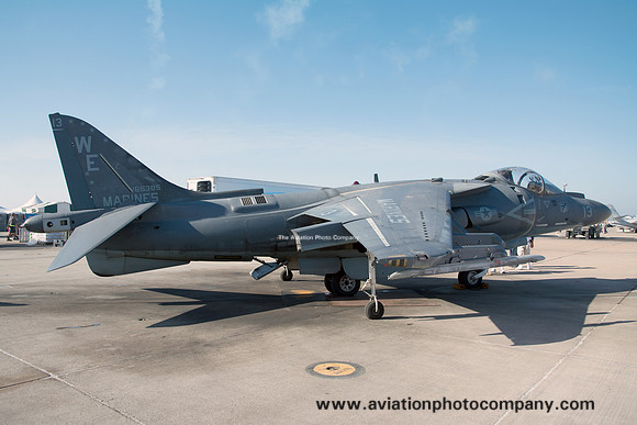 US Marines VMA-214 McDonnell Douglas AV-8B+ Harrier 165385/WE-13 at the Miramar Air Show (2016)