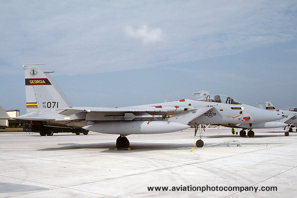 USAF Georgia ANG 128 TFS McDonnell Douglas F-15A Eagle 75-0071 (1986)