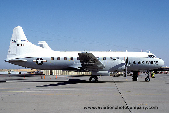 USAF Nevada ANG Convair C-131D Samaritan 54-2806 (1986)