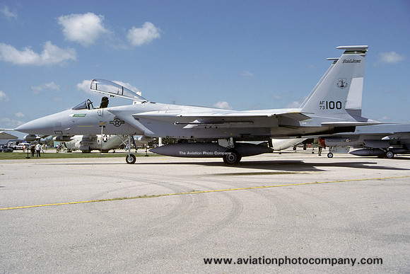 USAF Louisiana ANG 122 FIS McDonnell Douglas F-15A Eagle 73-0100 (1986)