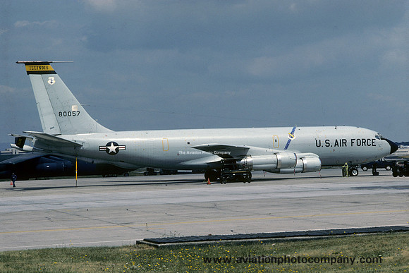 USAF Illinois ANG 108 ARS Boeing KC-135E Stratotanker 58-0057 (1986)