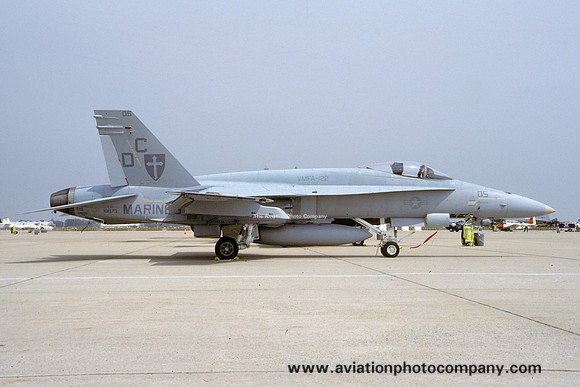 US Marines VMFA-122 McDonnell Douglas F/A-18A Hornet 161973/DC-05 (1986)