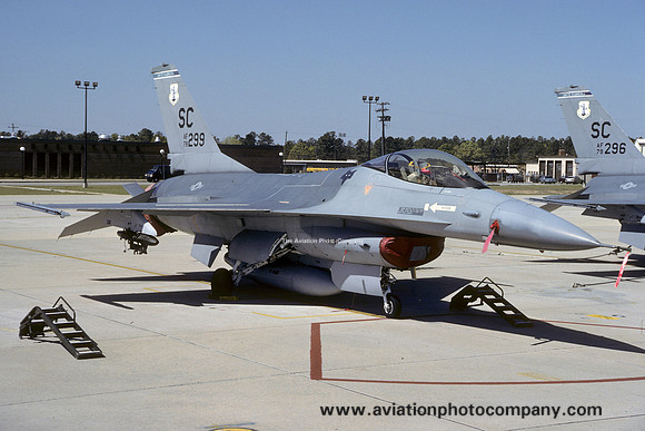 USAF South Carolina ANG 157 TFS General Dynamics F-16A Fighting Falcon 72-0299/SC (1985)