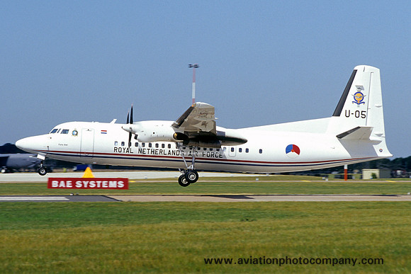 Dutch Air Force 334 Squadron Fokker 50 U-05 (2006)